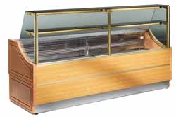 Varm dessertbänk med 1 hylla, +30 ° C / + 90 ° C, w 2500 mm