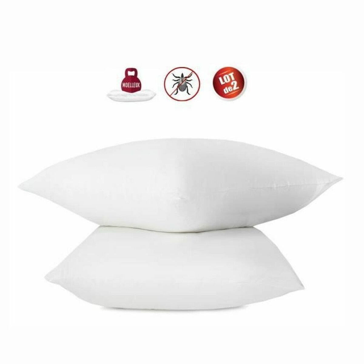 Set med 2 kuddar Abeil 60 x 60 cm (2 antal)