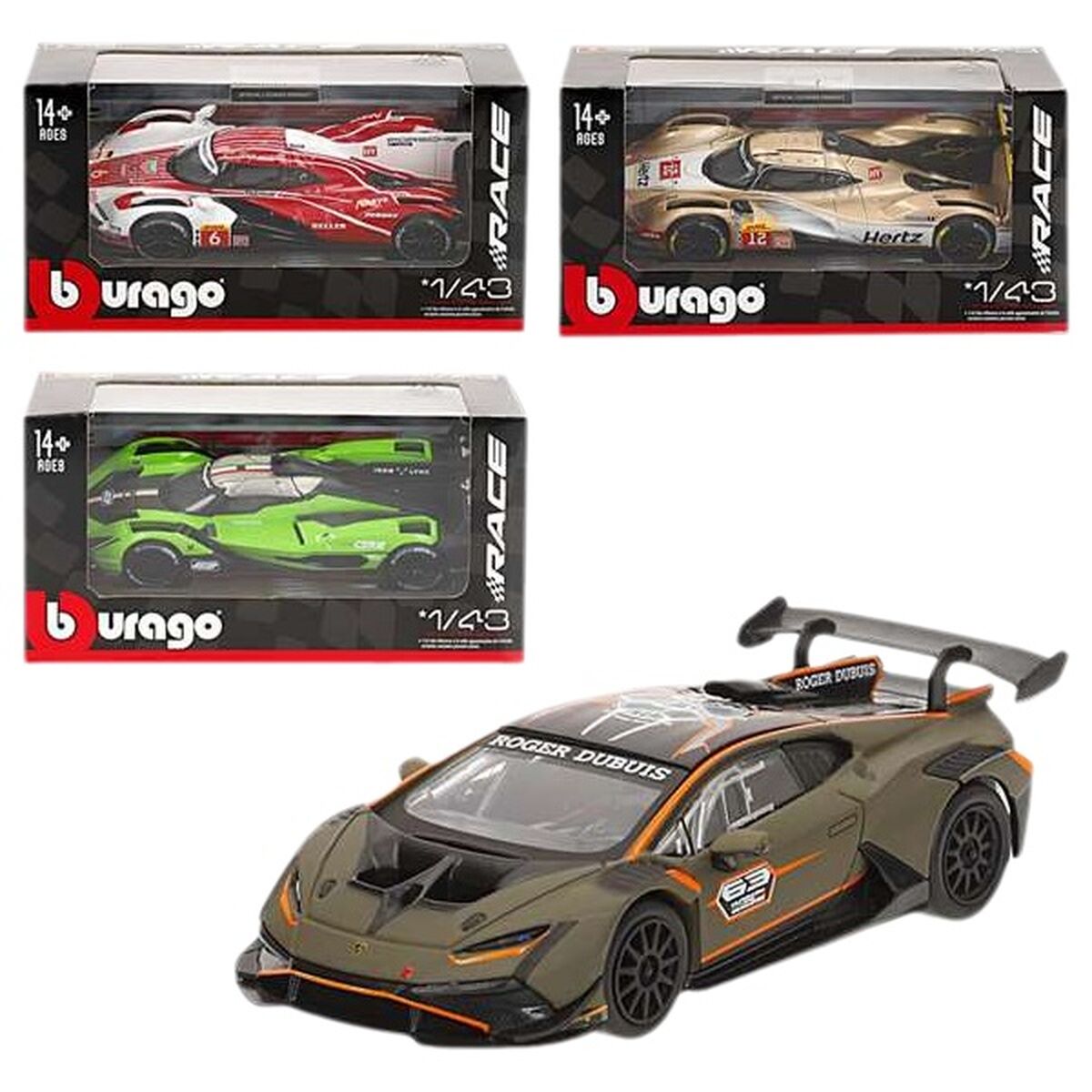 Bil Bburago Racing Series 2025 V1 1:43
