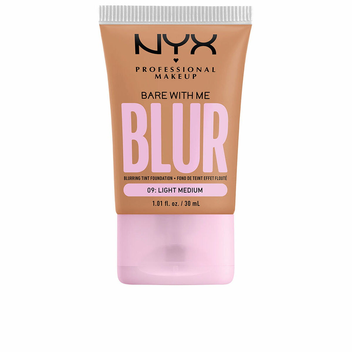 Flytande makeupbas NYX Bare With Me Blur Nº 09-light medium 30 ml