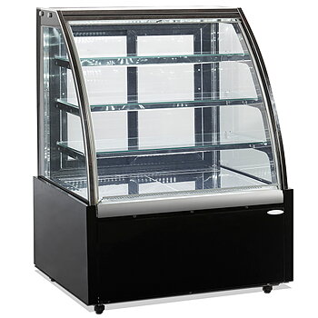 Kylda display med skjutbara glas, l=1000 mm, +1 °C +8 °C