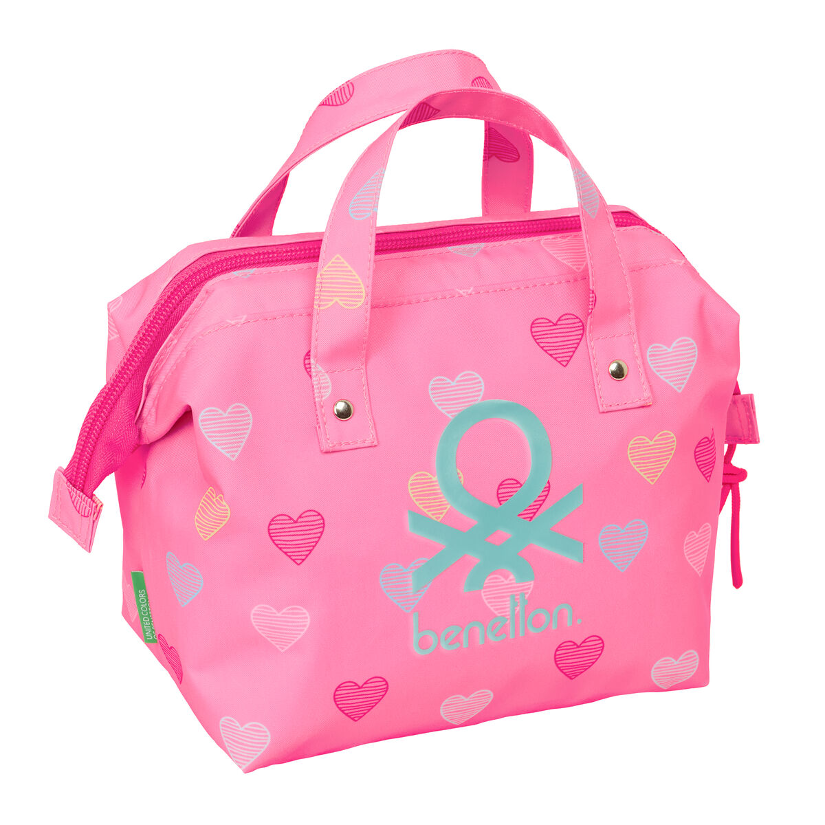 Resenecessär Benetton Heart Rosa 26.5 x 17.5 x 12.5 cm