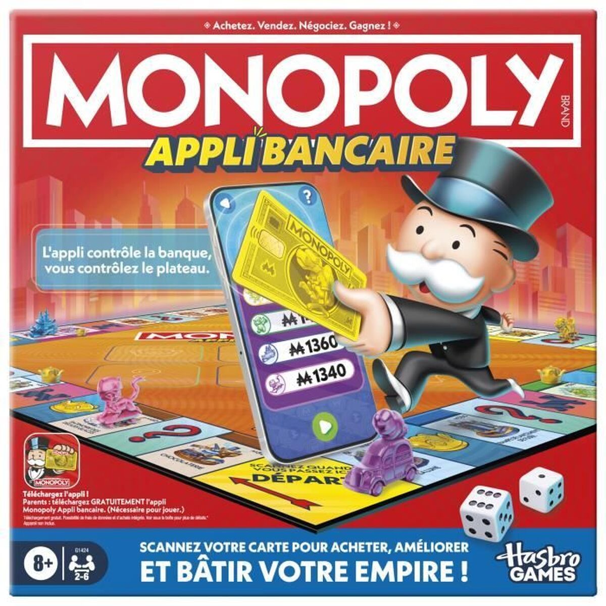 Sällskapsspel Monopoly Monopoly Appli Bancaire 27 x 5 x 27 cm