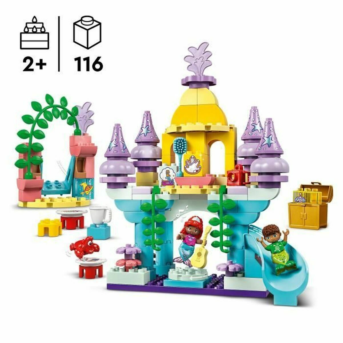Byggsats Lego Disney 10435 Ariel's Magical Underwater Palace Multicolour 116 Delar - 2