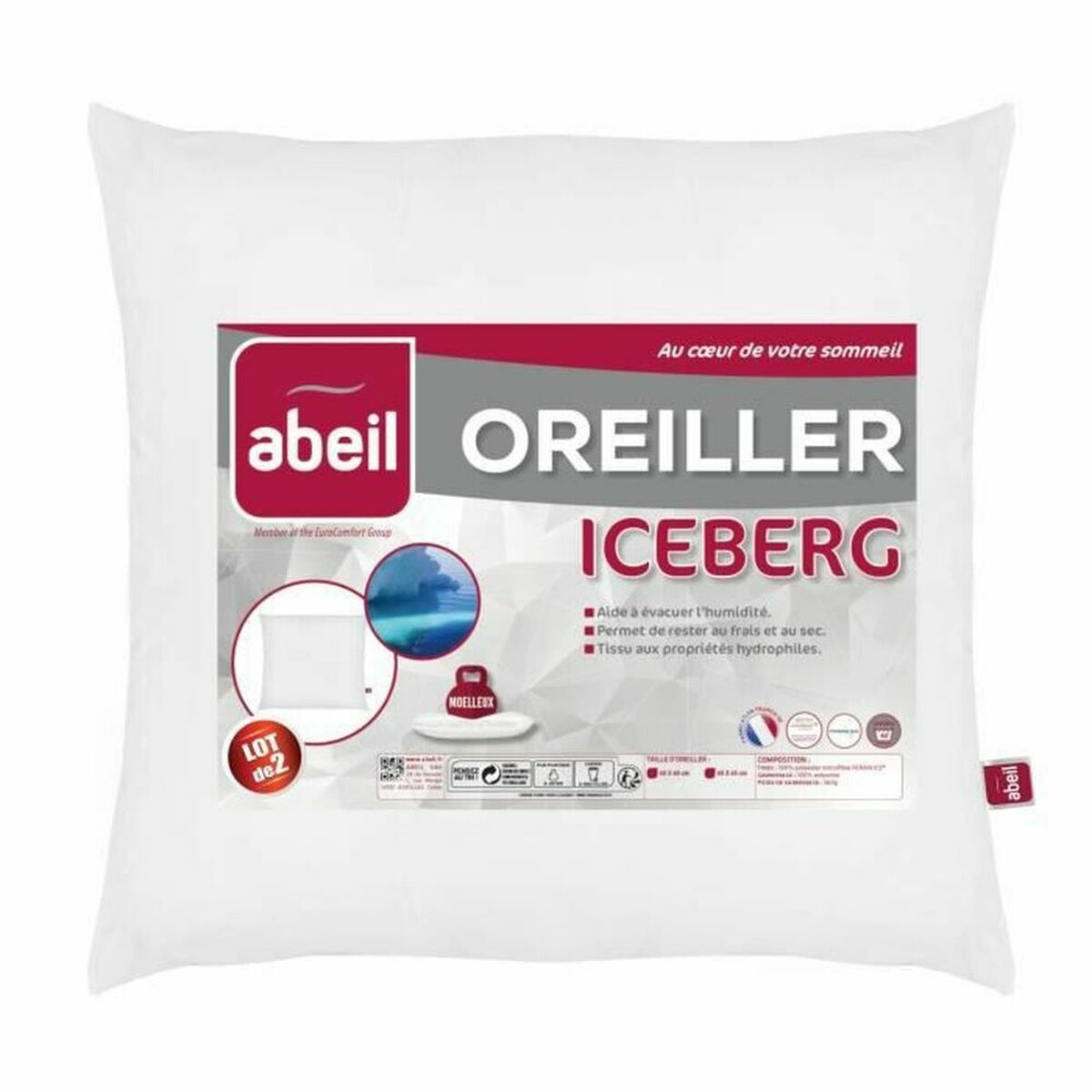 Set med 2 kuddar Abeil (2 antal)