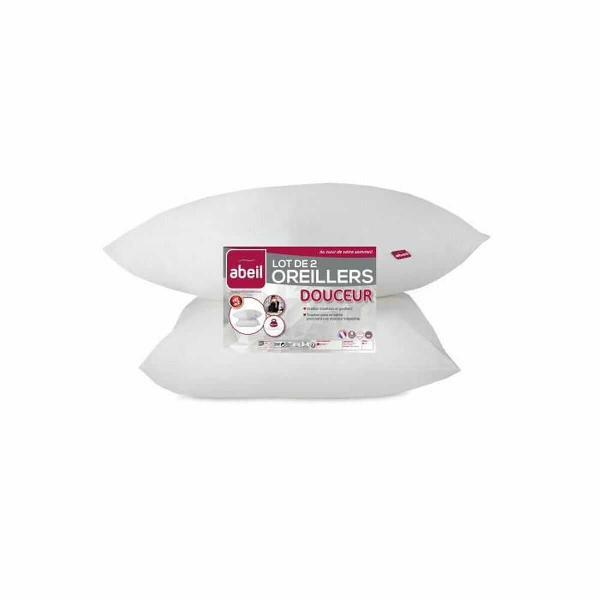 Kudden Abeil Vit 60 x 60 cm (2 antal)