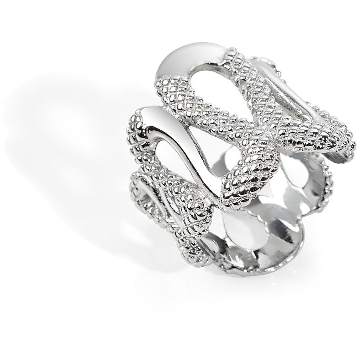 Damring Just Cavalli SCOU03012 Silvrig 12