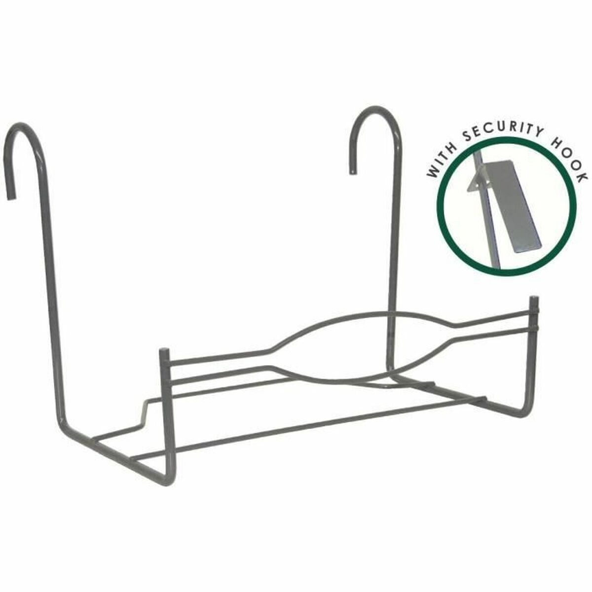 Blomlådshållare Garden ID Balcony Grå Antracitgrå