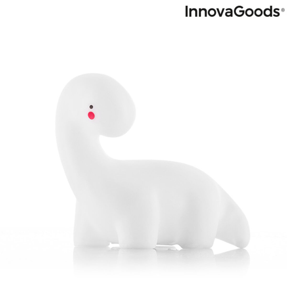 Flerfärgad dinosaurielampa med LED Lightosaurus InnovaGoods IG815318 Vit Vinyl (Renoverade B)