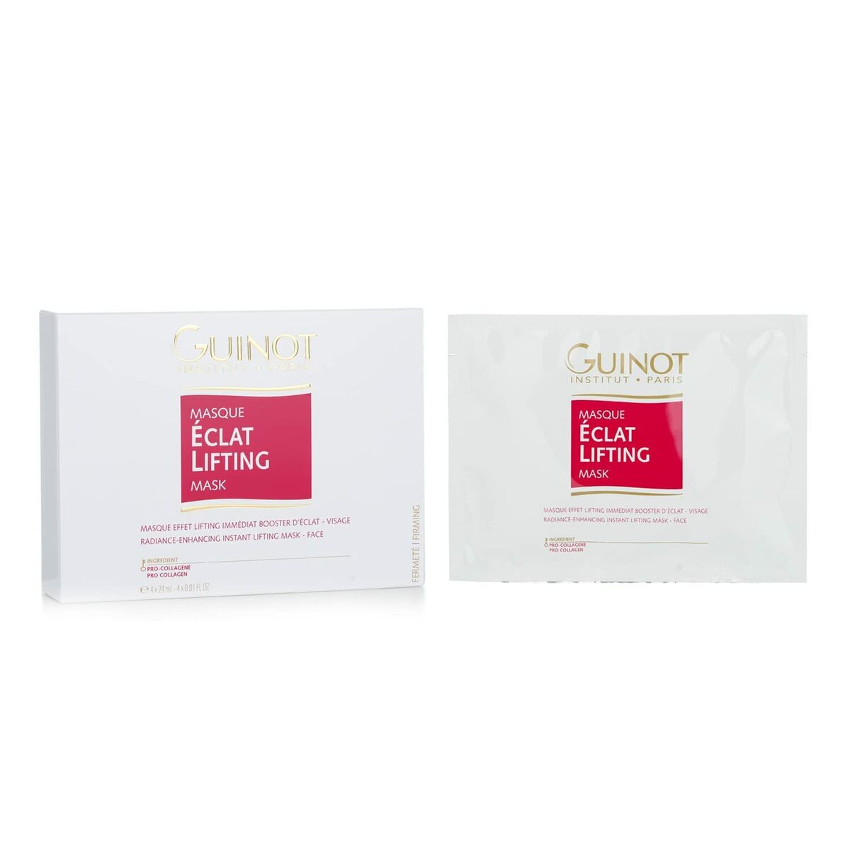 Ansiktsmask Guinot Eclat Lifting 4 antal