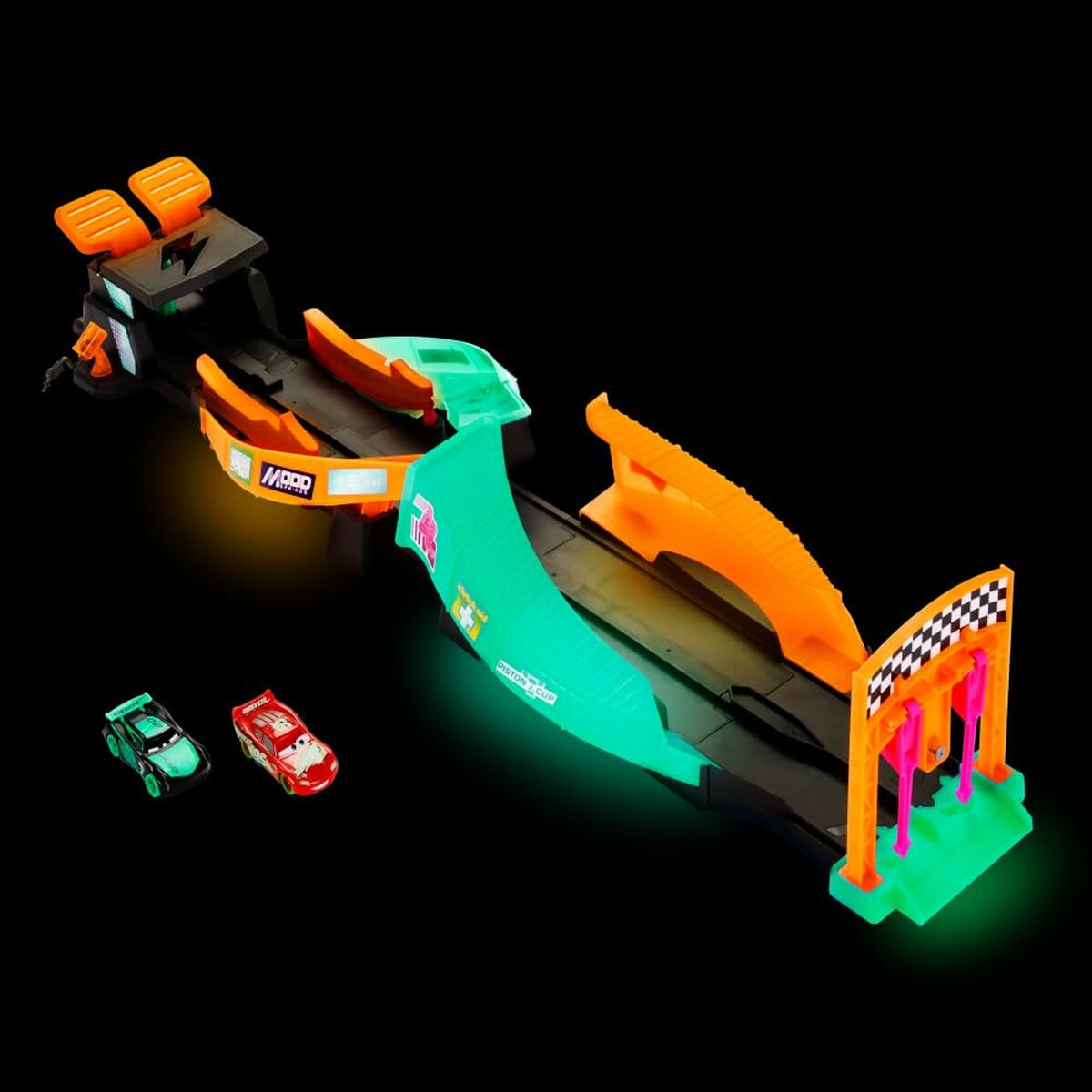 Bana Kastare Mattel Glow Racers Glow In The Dark - 2