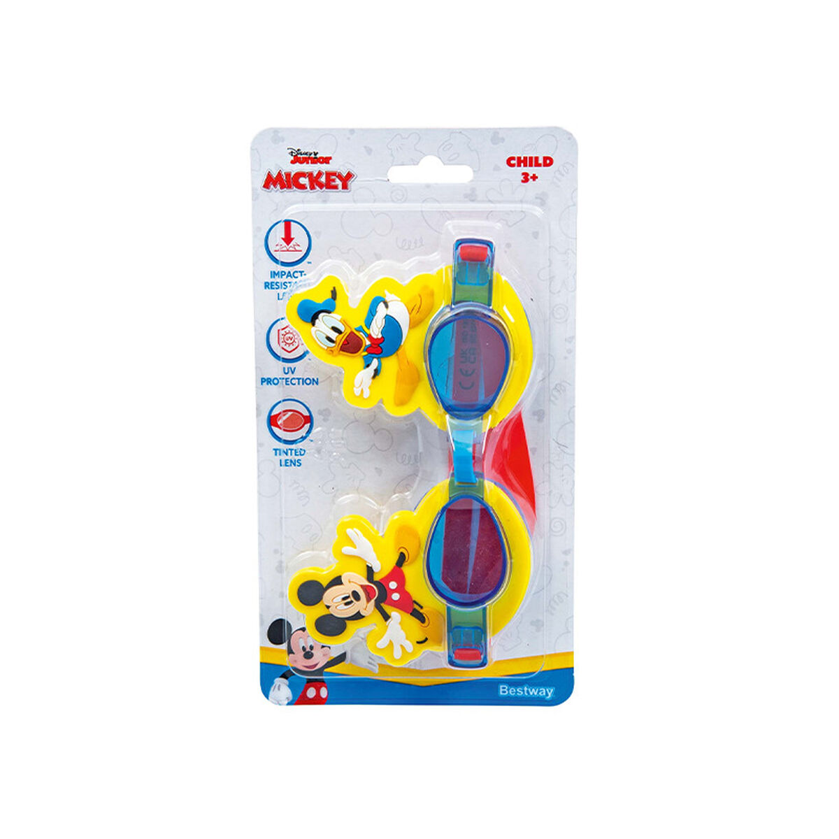 Bestway Simglasögon för Barn i Silikon Mickey & Vänner +3 år Strand och Pool 09110 - 2