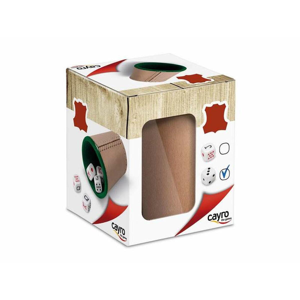 Shaker med pokertärningar Cayro - 2