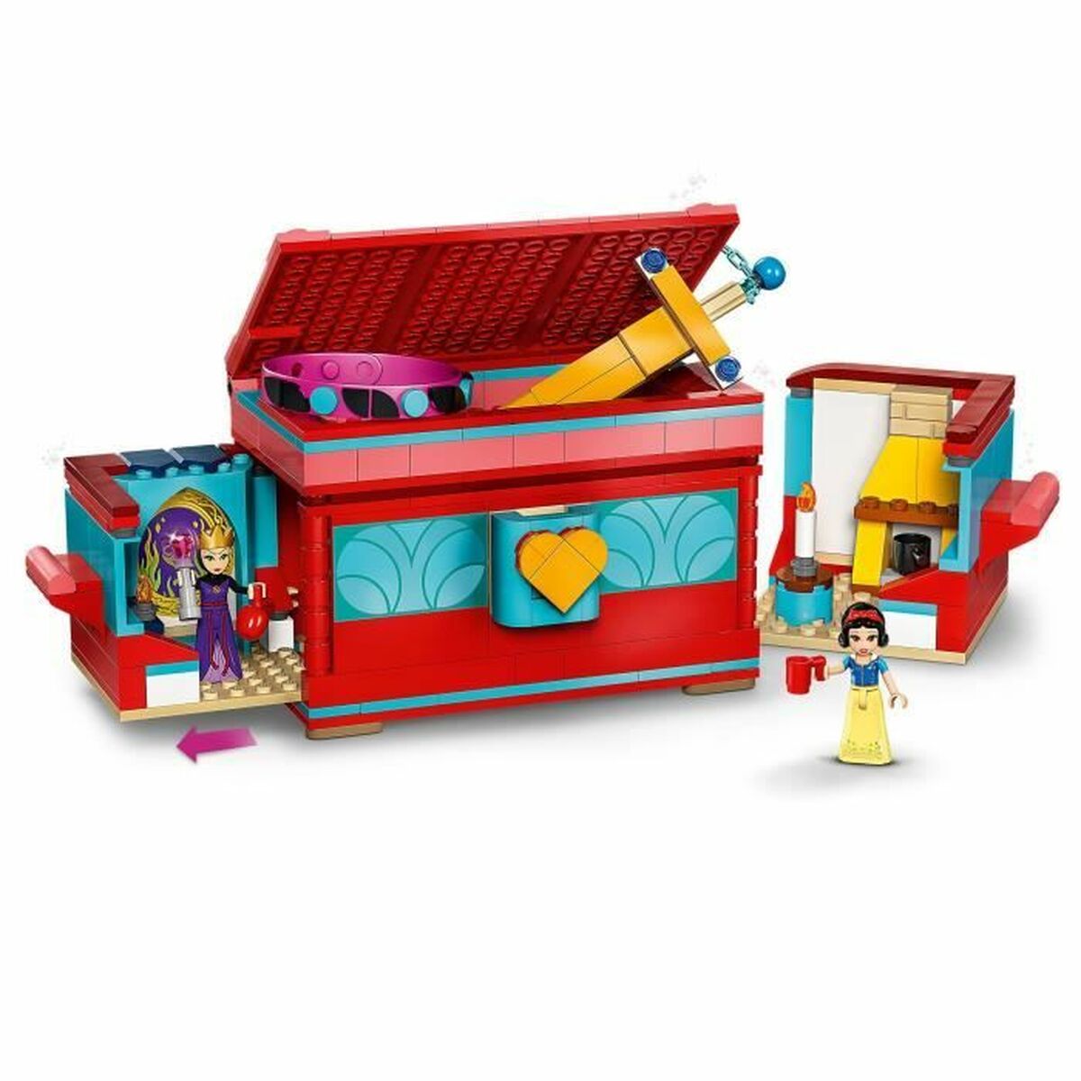Byggsats Lego 43276 Snow White's Jewelry Box Multicolour 358 Delar - 3