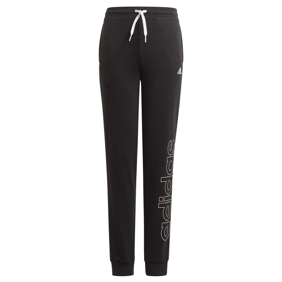 Fotbollsträningsbyxor, Vuxen Adidas Essentials French Terry Svart