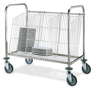 TRANSPORT VAGN FÖR PLATTOR;CAP. 150 DATORER.