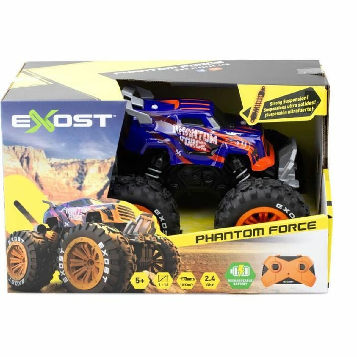 Radiostyrd bil Exost Phantom Force Orange