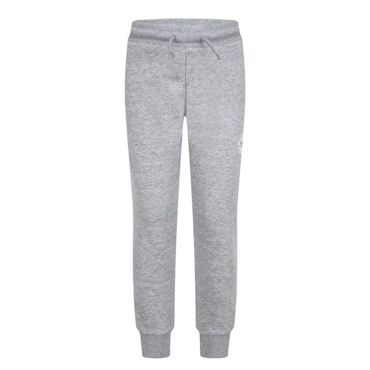 Träningsbyxa barn Converse Converse Signature Fleece Chuck Patch Grå