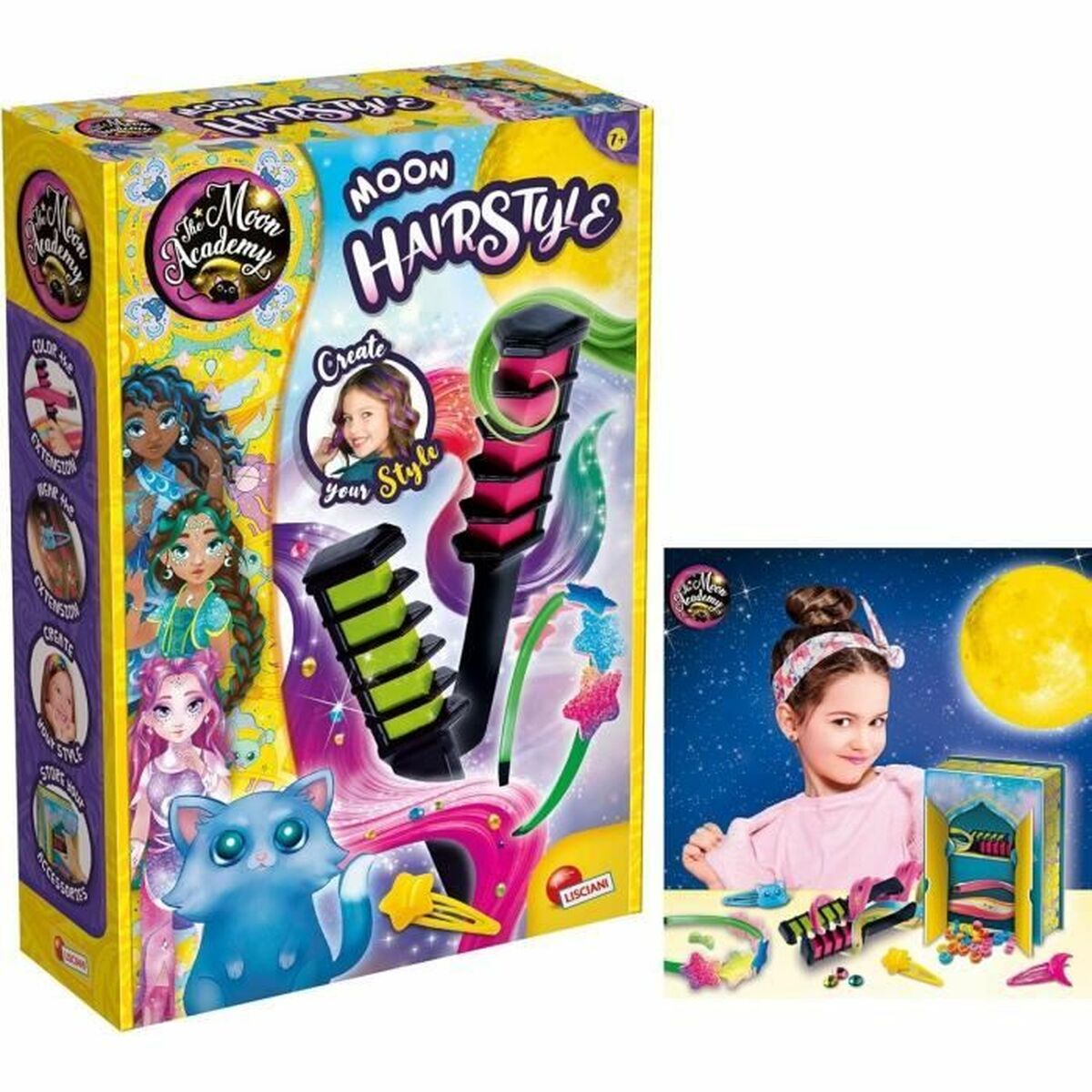 Frisörset för barn Lisciani Giochi The Moon Academy Moon Hairstyle - 2