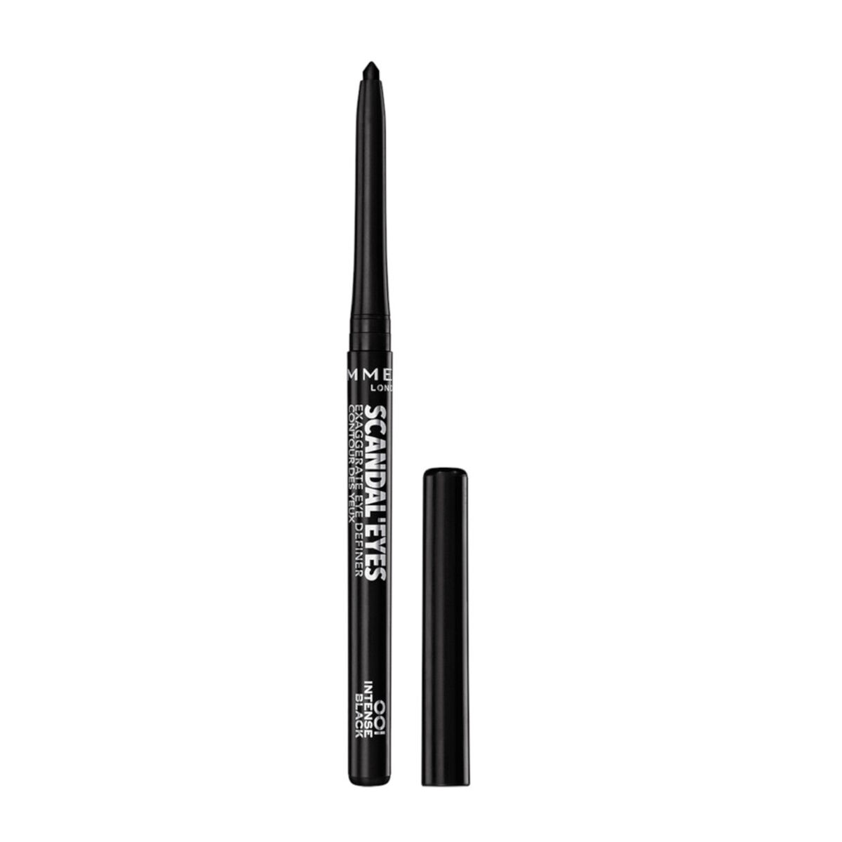 Ögonpenna Rimmel London Scandaleyes Automatic Svart 0,35 g Automatisk