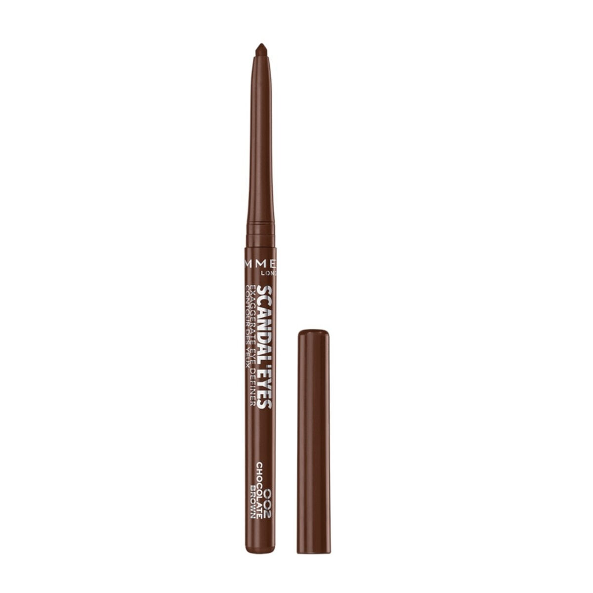 Eyeliner Rimmel London Scandaleyes Automatic Brun 0,35 g Automatisk