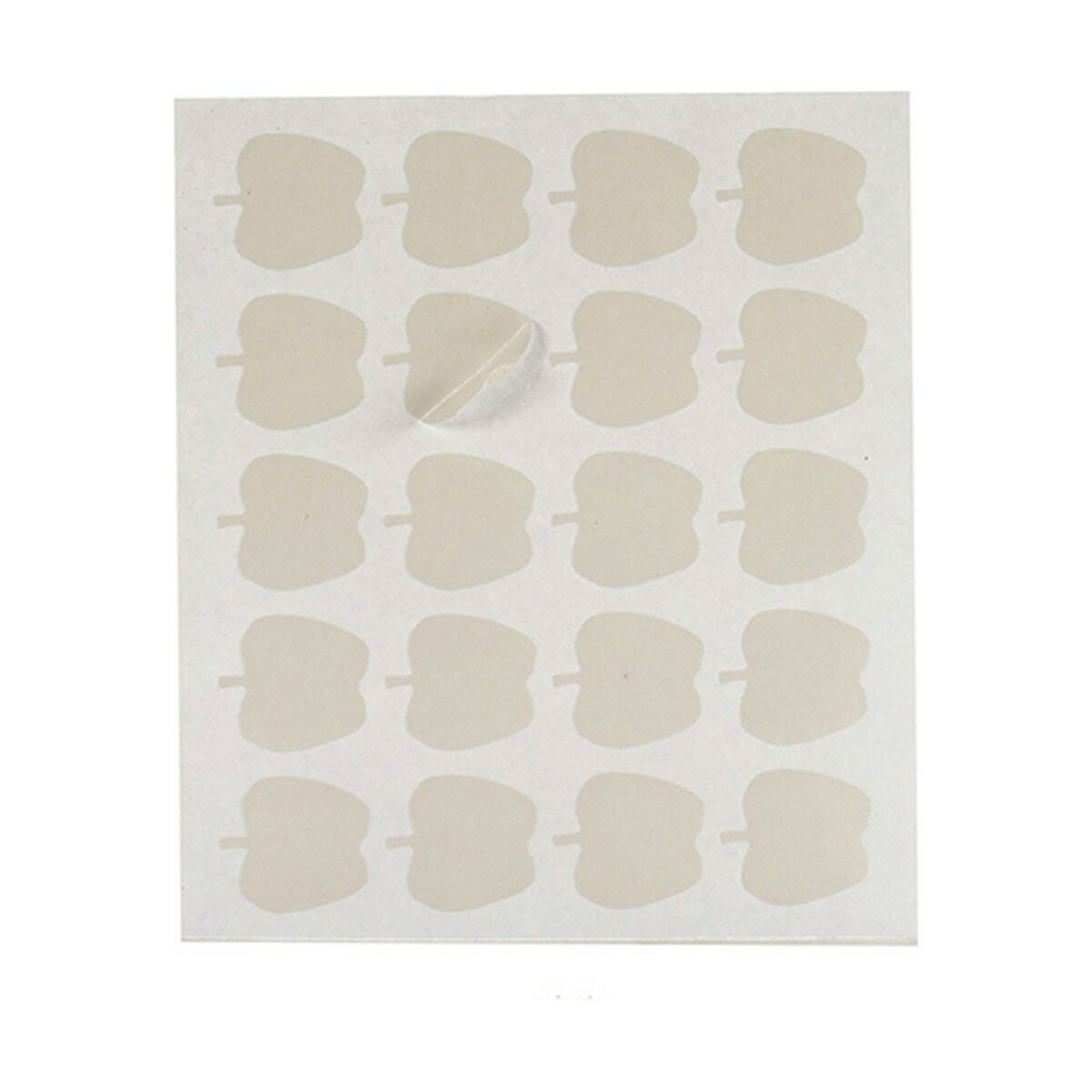 Självhäftande etiketter Pincello Vit 17 x 4 x 19 cm 22 x 49 mm Äpple (12 antal) - 3