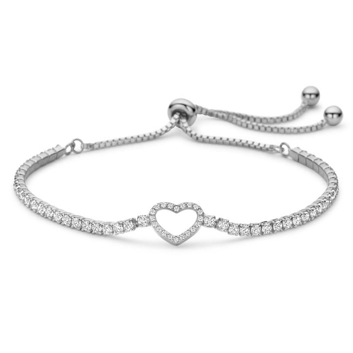 Damarmband New Bling 9NB-1560 Silvrig