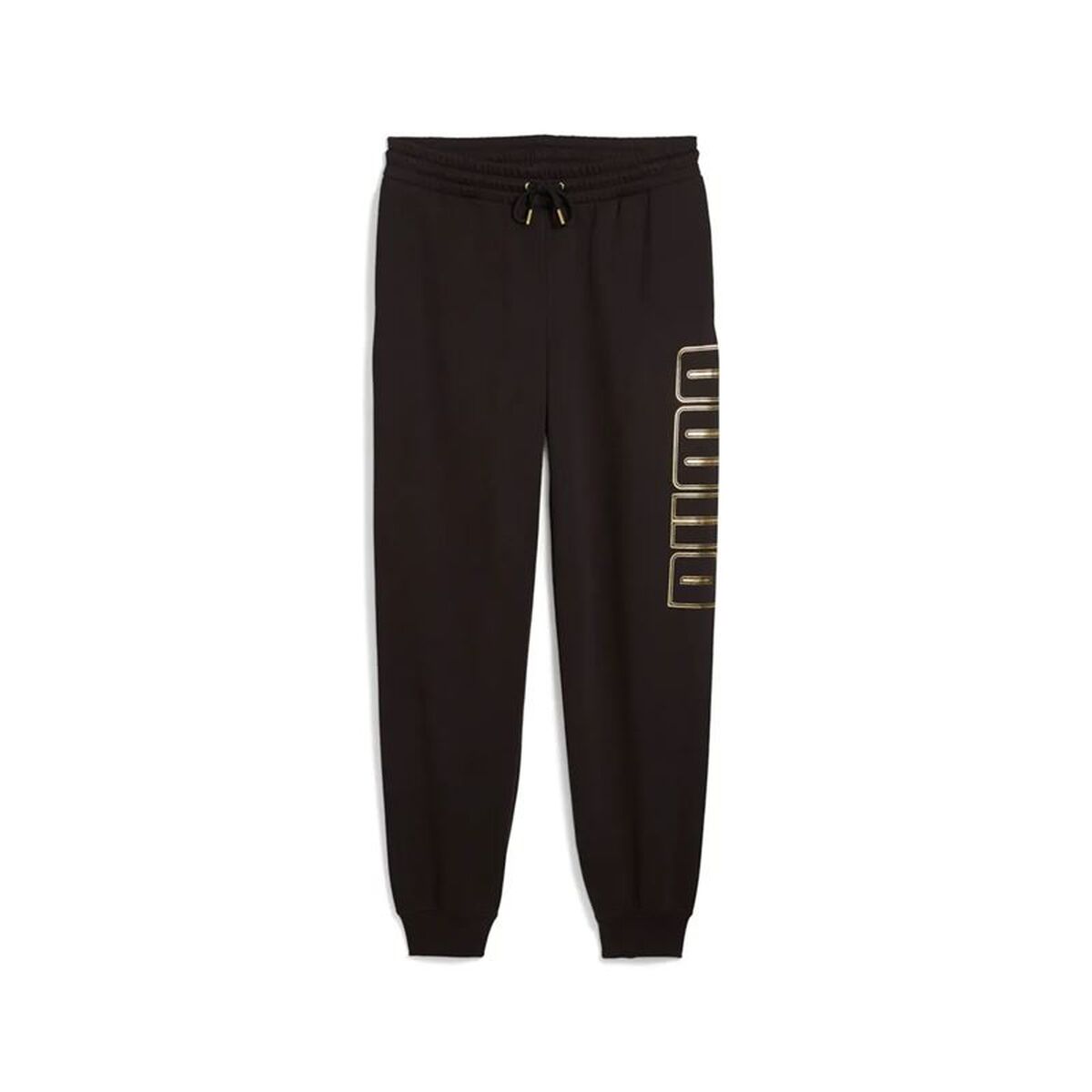 Långa träningsbyxor Puma Maximal Metallic Swe Svart Män
