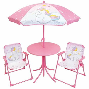 Bord och stol för barn Fun House Unicorn Rosa