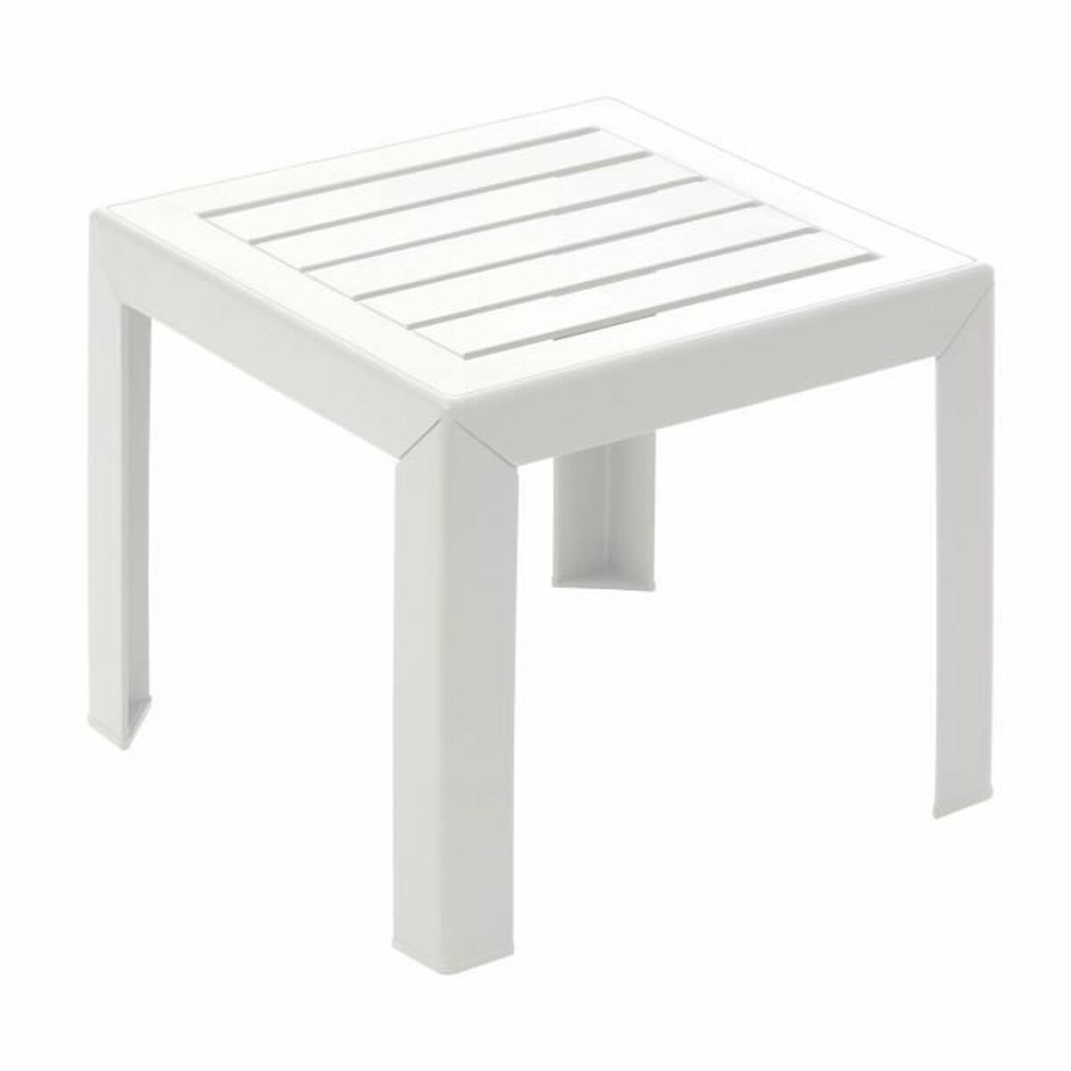 Sidobord Grosfillex Vit Harts Plast 40 x 40 x 35 cm