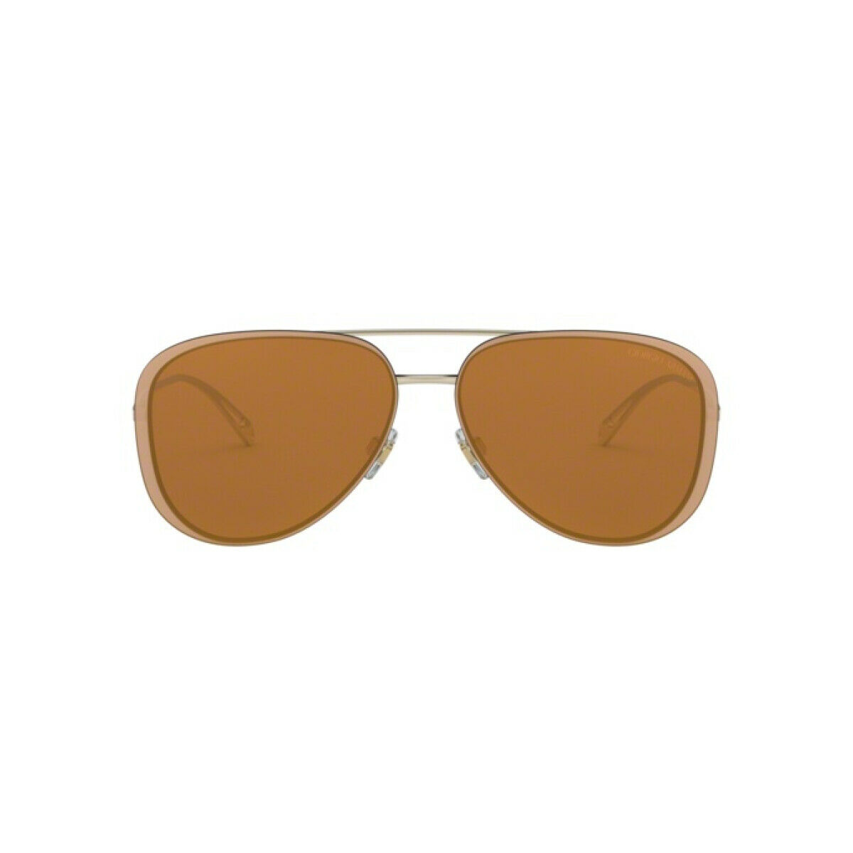 Herrsolglasögon Armani AR6084-30136H Gyllene ø 60 mm - 2