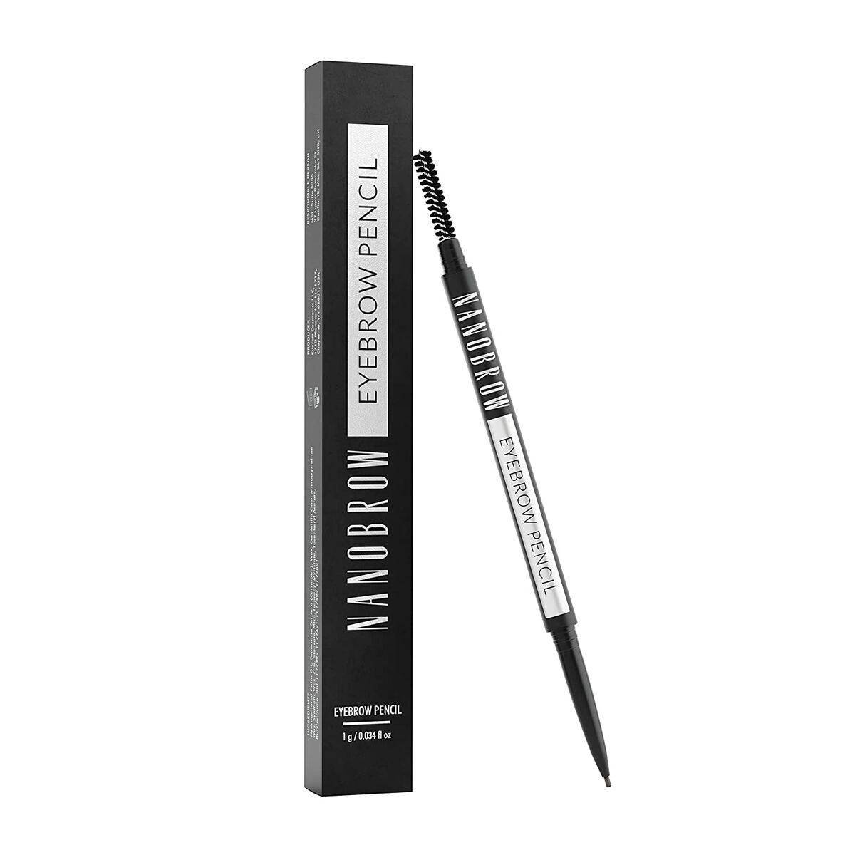 Ögonbrynspenna Nanobrow Eyebrow Pencil Mörkbrun 1 ml 2 i 1