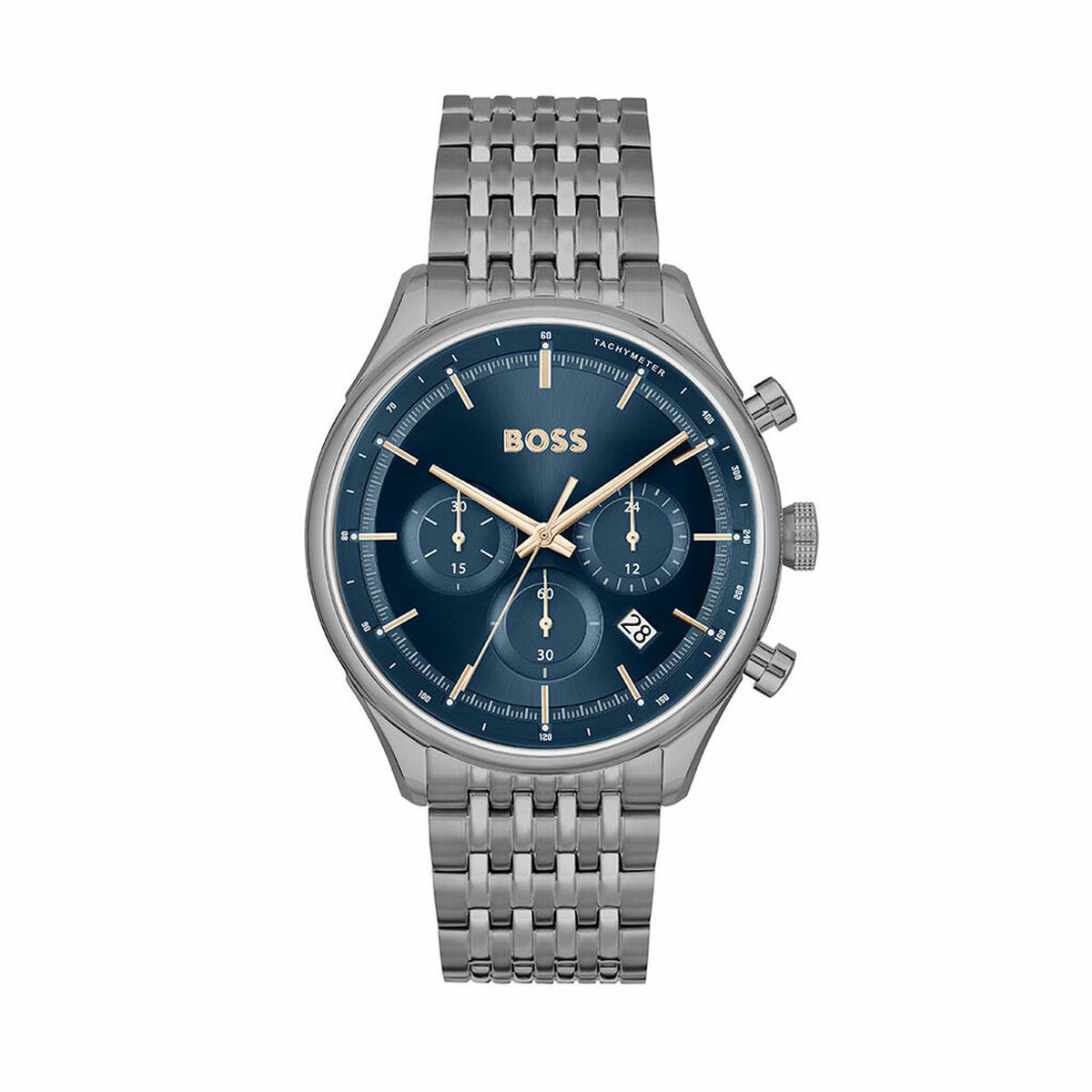 Unisexklocka Hugo Boss 1514083 Marinblå Mörkgrå (Ø 45 mm)