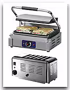 Brödrostar och kontaktgrillar