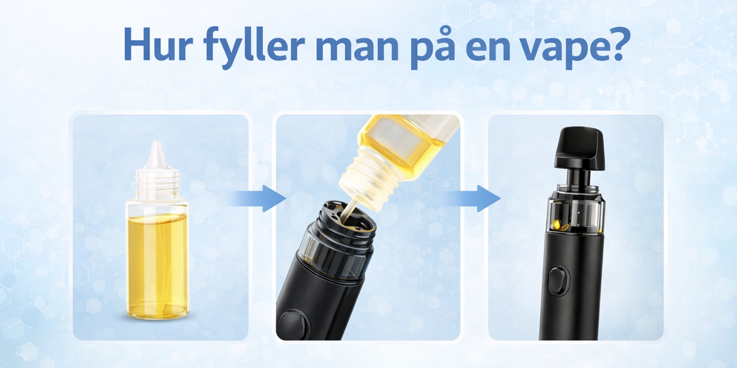 Hur fyller man p en e-cigg? - Eciggonline