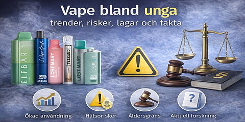 Vape bland unga i Sverige