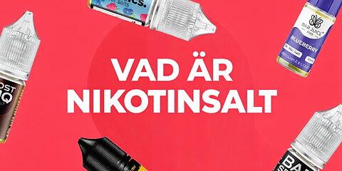 Vad är Nikotinsalt - Lär dig allt om nikotinsalt