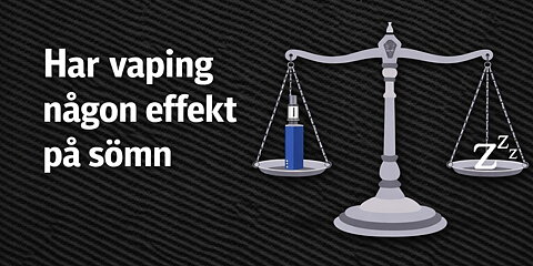 Har vaping någon effekt på sömn, stress eller ångest?