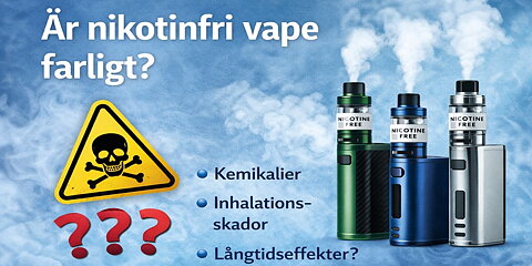 Är nikotinfri Vape farligt