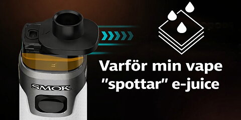 Vape spottar e-juice?