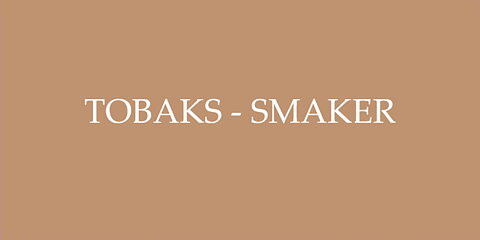 Tobakssmaker