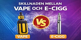Är det skillnad på e-cigg och vape?