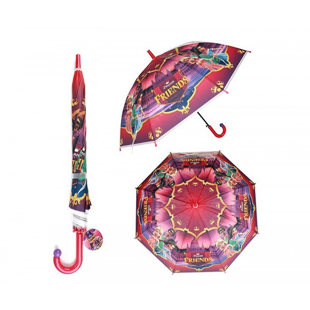 Princess FRIENDS Paraply 80cm