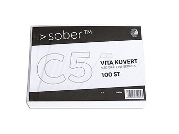 Vita Kvalitetskuvert C5 100st