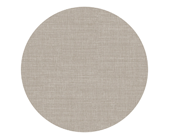 Vaxduk rund linne beige