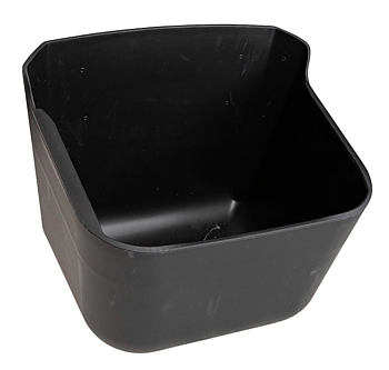 Plugg Till Krubba Med Spillkant Svart One Size