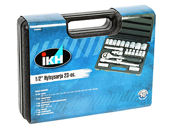Hylsnyckelsats 1/2 23 delar
