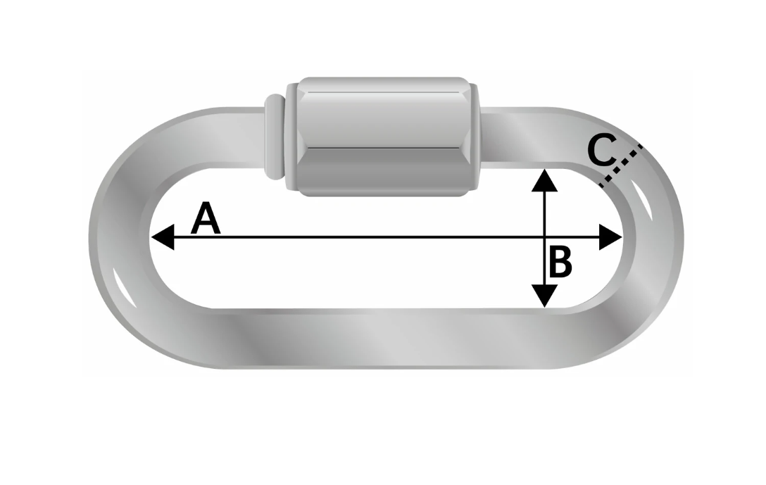 Snabblänk 4mm 10st - 2