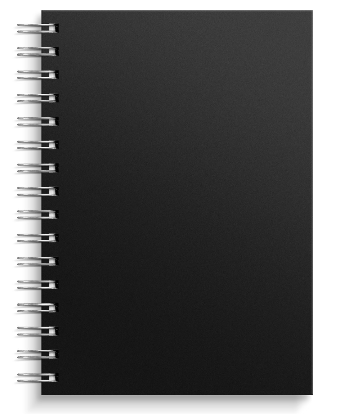 Notebook A5 black