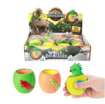 Squeezy ägg med dinosaurier